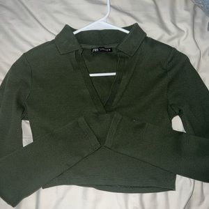 Zara Cropped Long sleeve